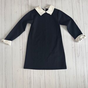 Classic navy and White Kids Dress